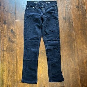 J. Crew Women's Dark Blue Straight Leg Corduroy Jeans